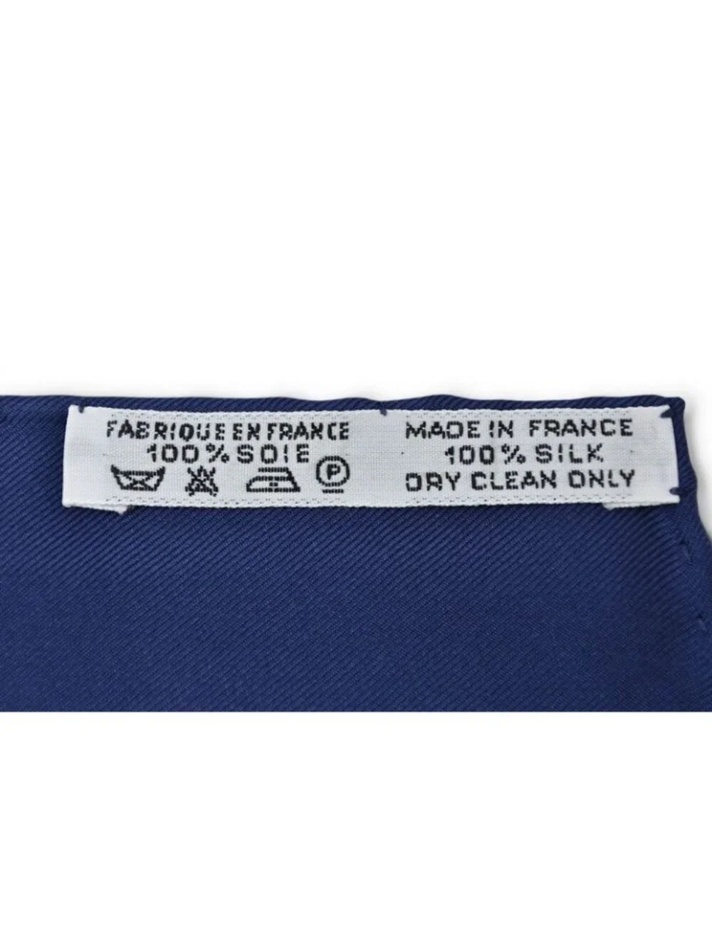 Hermes Carre 90 Scarf Winter Post L'hiver en Poste Vintage Navy White - Picture 7 of 9